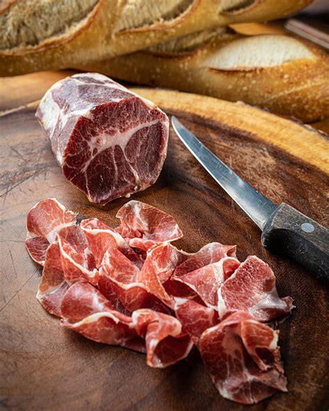 coppa italian meat